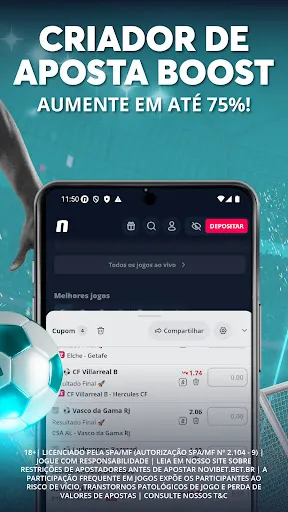 Скриншот 8 — Novibet ™ - Apostas & Cassino