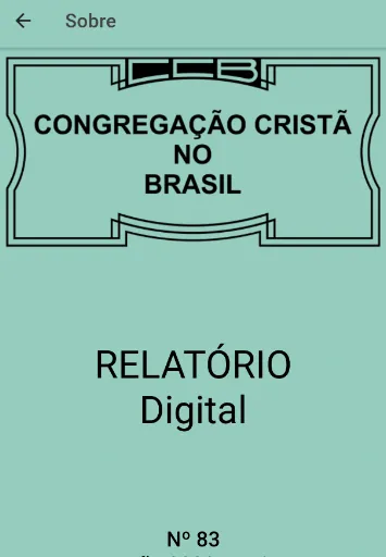 Скриншот 2 — CCB - Relatório Digital
