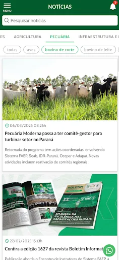 Скриншот 8 — Sistema FAEP (Paraná)