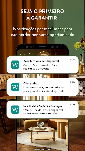 Скриншот 2 — Westwing: cashback e ofertas!