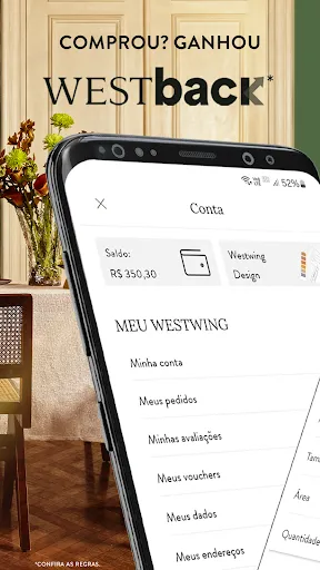Скриншот 3 — Westwing: cashback e ofertas!