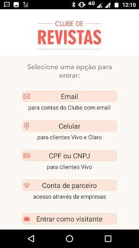 Скриншот 2 — Clube de Revistas