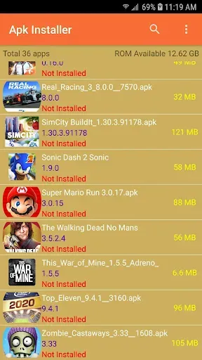 Скриншот 3 — Apk Installer