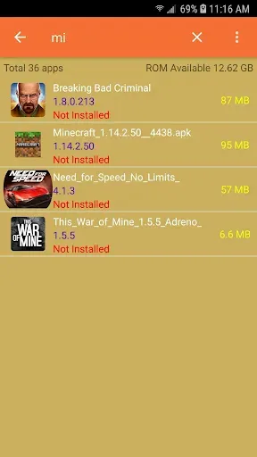 Скриншот 4 — Apk Installer
