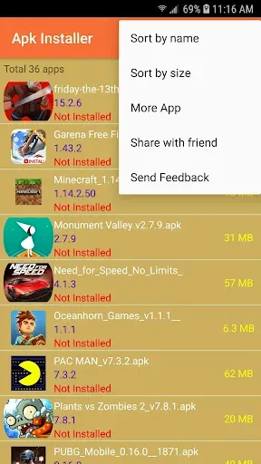 Скриншот 6 — Apk Installer