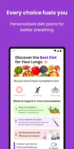 Скриншот 4 — Breathefree: Lung Health App