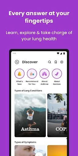 Скриншот 8 — Breathefree: Lung Health App