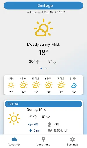 Скриншот 1 — Simple Weather App