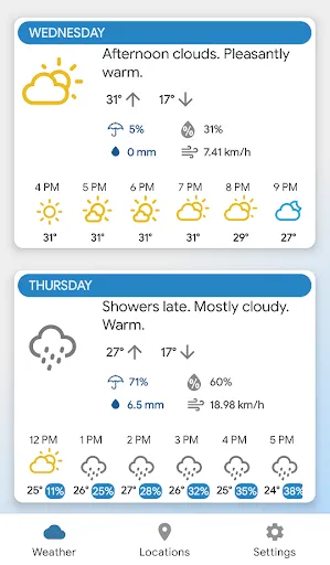 Скриншот 2 — Simple Weather App