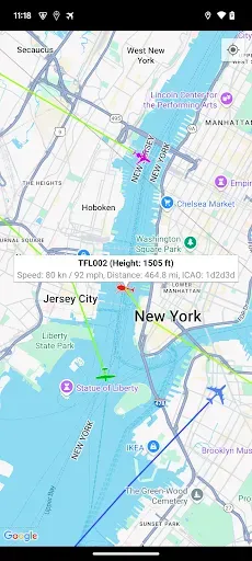 Скриншот 2 — ADSB Receiver Pro