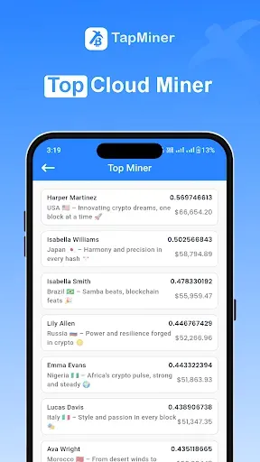 Скриншот 6 — BTC Cloud Mining : TapMiner