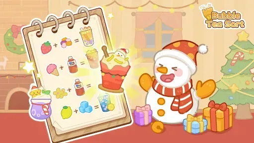 Скриншот 1 — Bubble Tea Sort: напитки игра