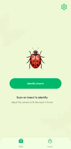 Скриншот 1 — Определитель Насекомых AI