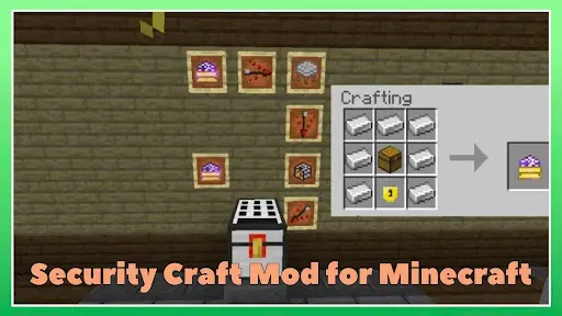 Скриншот 2 — Security Craft Mod  Minecraft