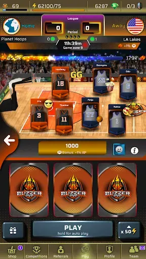 Скриншот 2 — Basketball PvP - Buzzer Beater