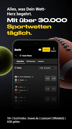 Скриншот 2 — bwin Sportwetten App