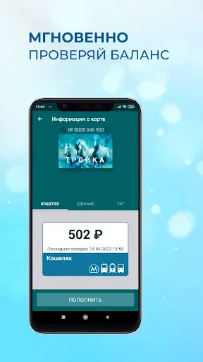 Скриншот 2 — Тройка. Пополнение и проверка