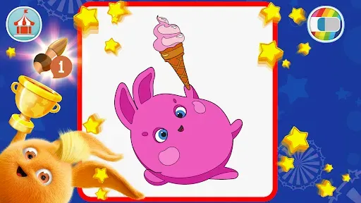Скриншот 3 — Sunny Bunnies: Coloring Book