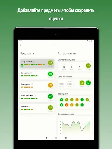 Скриншот 7 — Хочу оценку! — средний балл