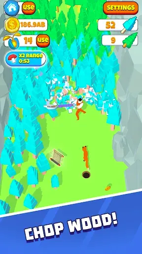 Скриншот 1 — Idle Lumberjack 2