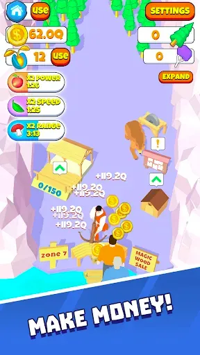 Скриншот 2 — Idle Lumberjack 2
