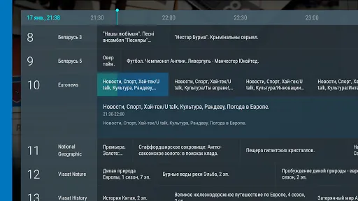 Скриншот 3 — TVirl. IPTV для Android TV