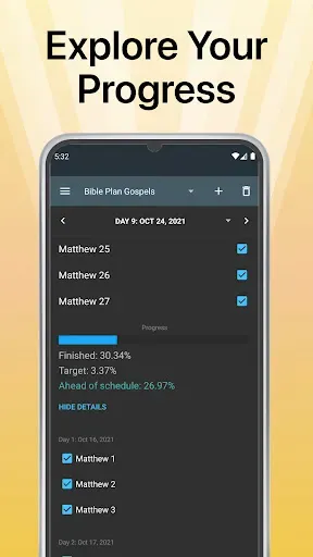 Скриншот 4 — ASV Bible Offline - audio app