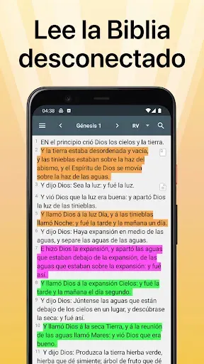 Скриншот 1 — Biblia Sagrada Escritura