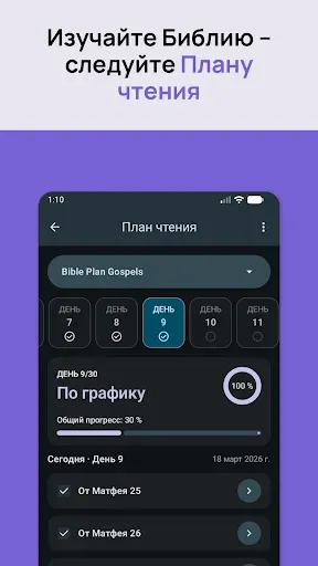 Скриншот 4 — Библия. Синодальный перевод