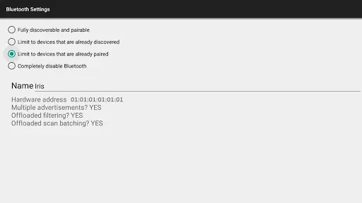 Скриншот 3 — Bluetooth Settings for TV