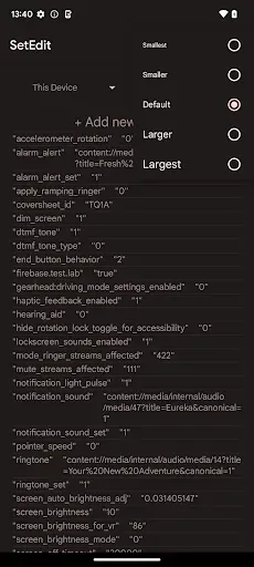 Скриншот 3 — SetEdit SettingsDatabaseEditor