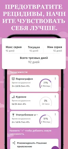 Скриншот 2 — Решение – Бросить зависимость