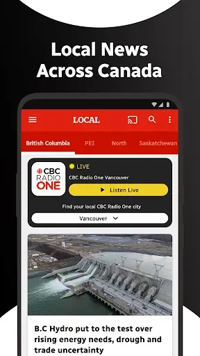 Скриншот 2 — CBC News: Breaking & Local