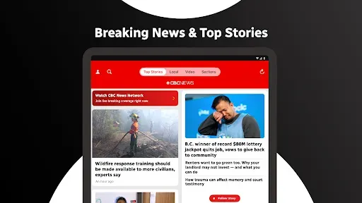 Скриншот 7 — CBC News: Breaking & Local