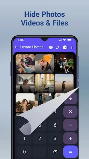 Скриншот 2 — Calculator Lock - Hide Photos