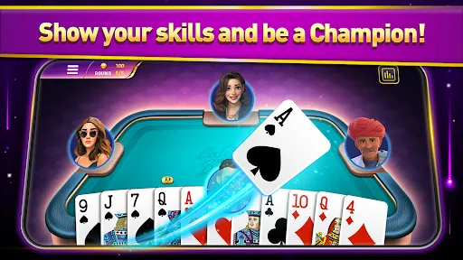 Скриншот 1 — Callbreak: Classic Card Games