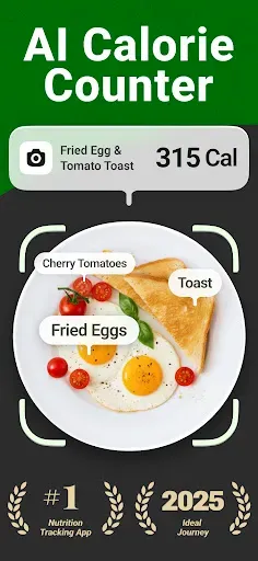 Скриншот 1 — Calo: AI Food Calorie Counter