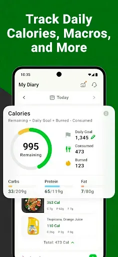 Скриншот 3 — Calo: AI Food Calorie Counter