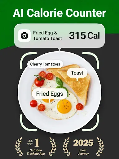 Скриншот 6 — Calo: AI Food Calorie Counter