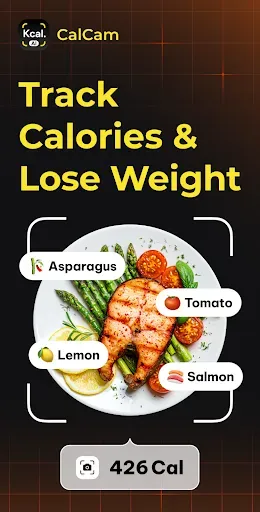 Скриншот 1 — CalCam: AI Calorie Counter