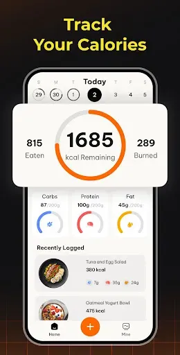Скриншот 2 — CalCam: AI Calorie Counter