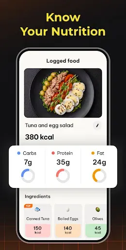 Скриншот 4 — CalCam: AI Calorie Counter