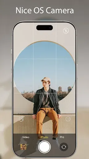 Скриншот 1 — Nice OS Camera, Beauty Camera