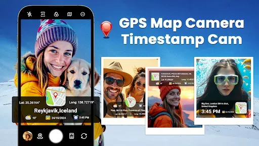 Скриншот 1 — GPS-камера: карта фотокамеры