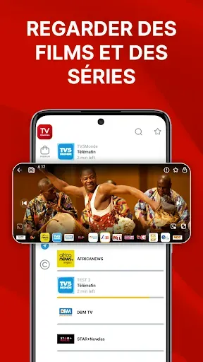 Скриншот 2 — Chaînes TV - tv en direct HD