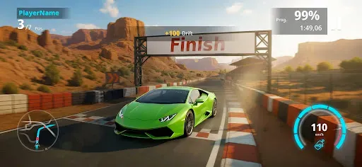 Скриншот 3 — Nitro Rush: Гонки на Машинах
