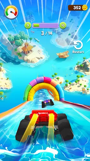 Скриншот 1 — Car Race: 3D Racing Cars Games