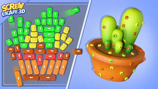 Скриншот 7 — Screw Escape 3D: Screw Puzzle