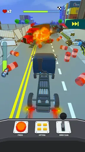 Скриншот 3 — Crazy Rush 3D - Уличные Гонки