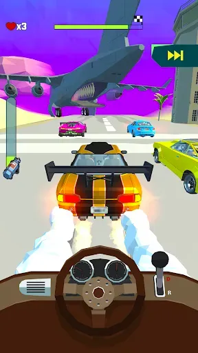 Скриншот 6 — Crazy Rush 3D - Уличные Гонки